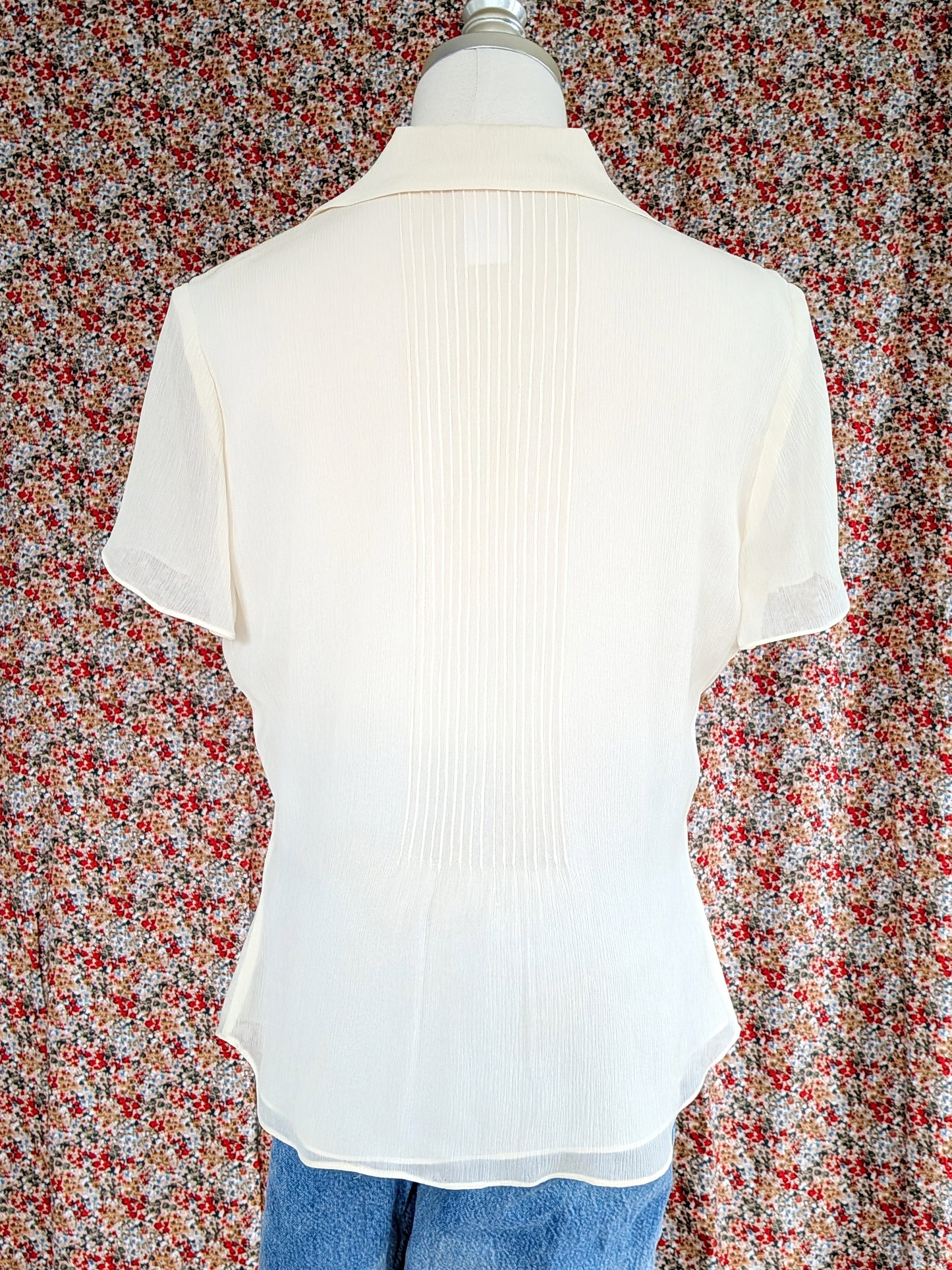 Cloudbusting Silk Blouse | Y2K