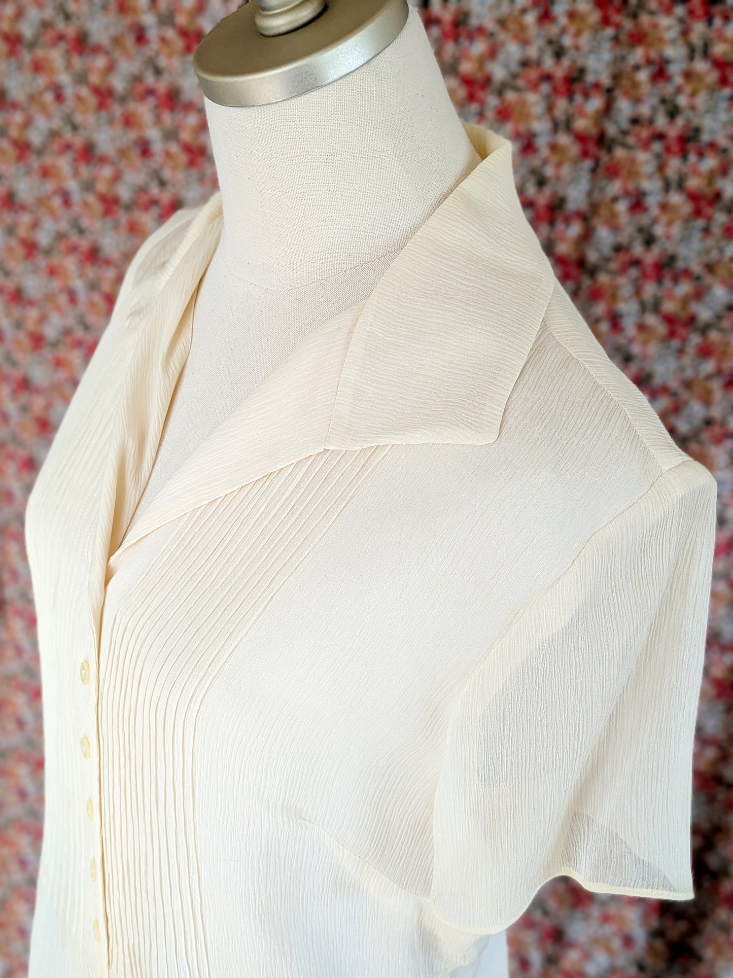 Cloudbusting Silk Blouse | Y2K