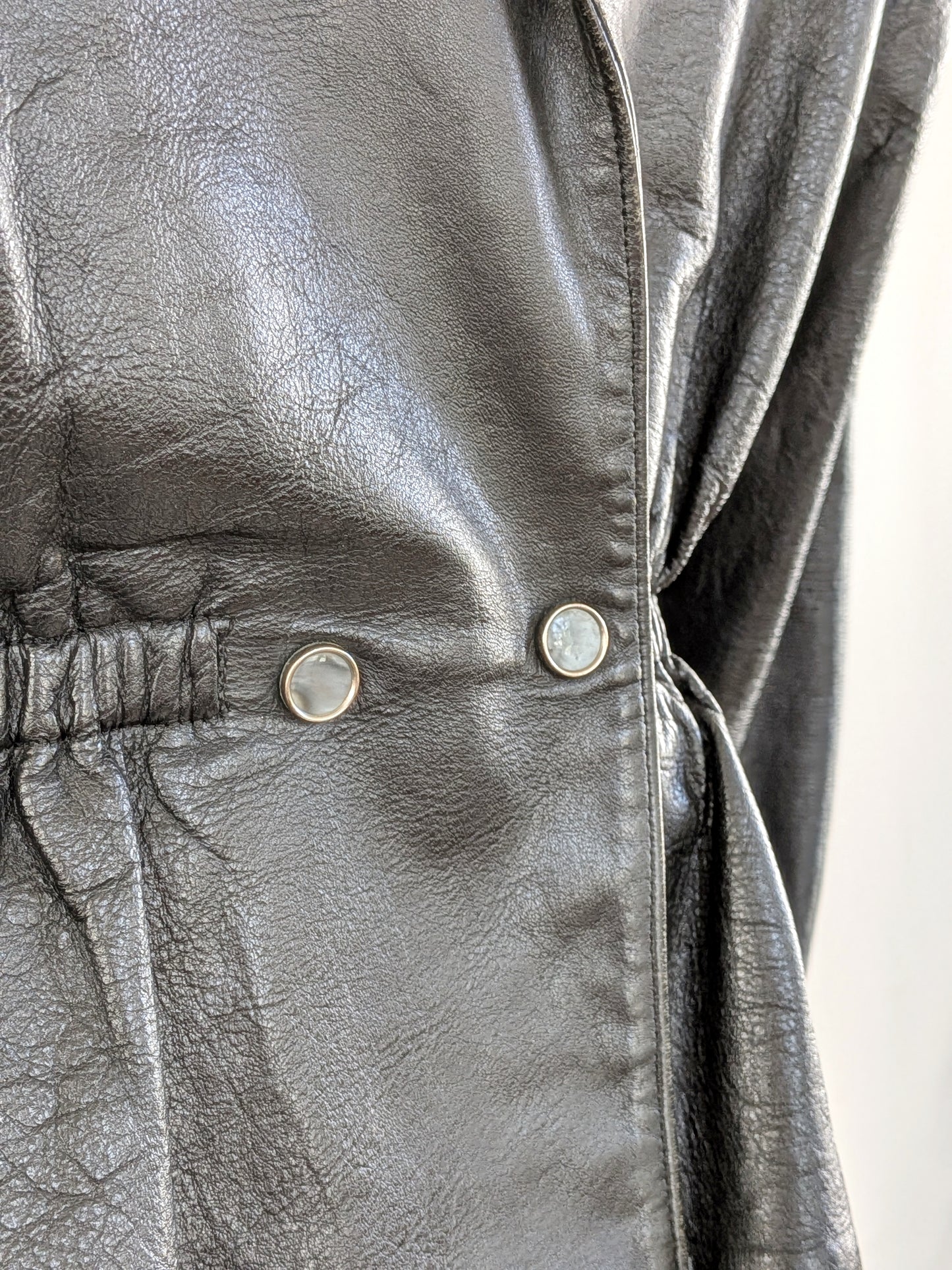 Bonnie Cashin Black Leather Jacket | 1970s
