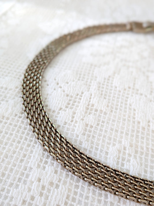The Blair Collar Mesh Necklace | 1970s