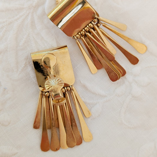The Zou Bisou Fringe Earrings | 1960s