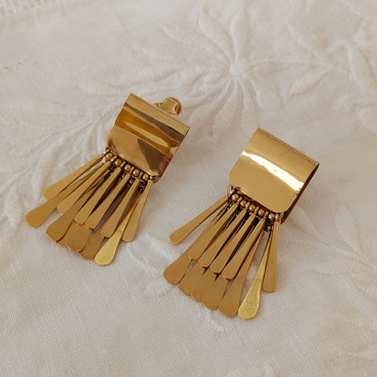 The Zou Bisou Fringe Earrings | 1960s
