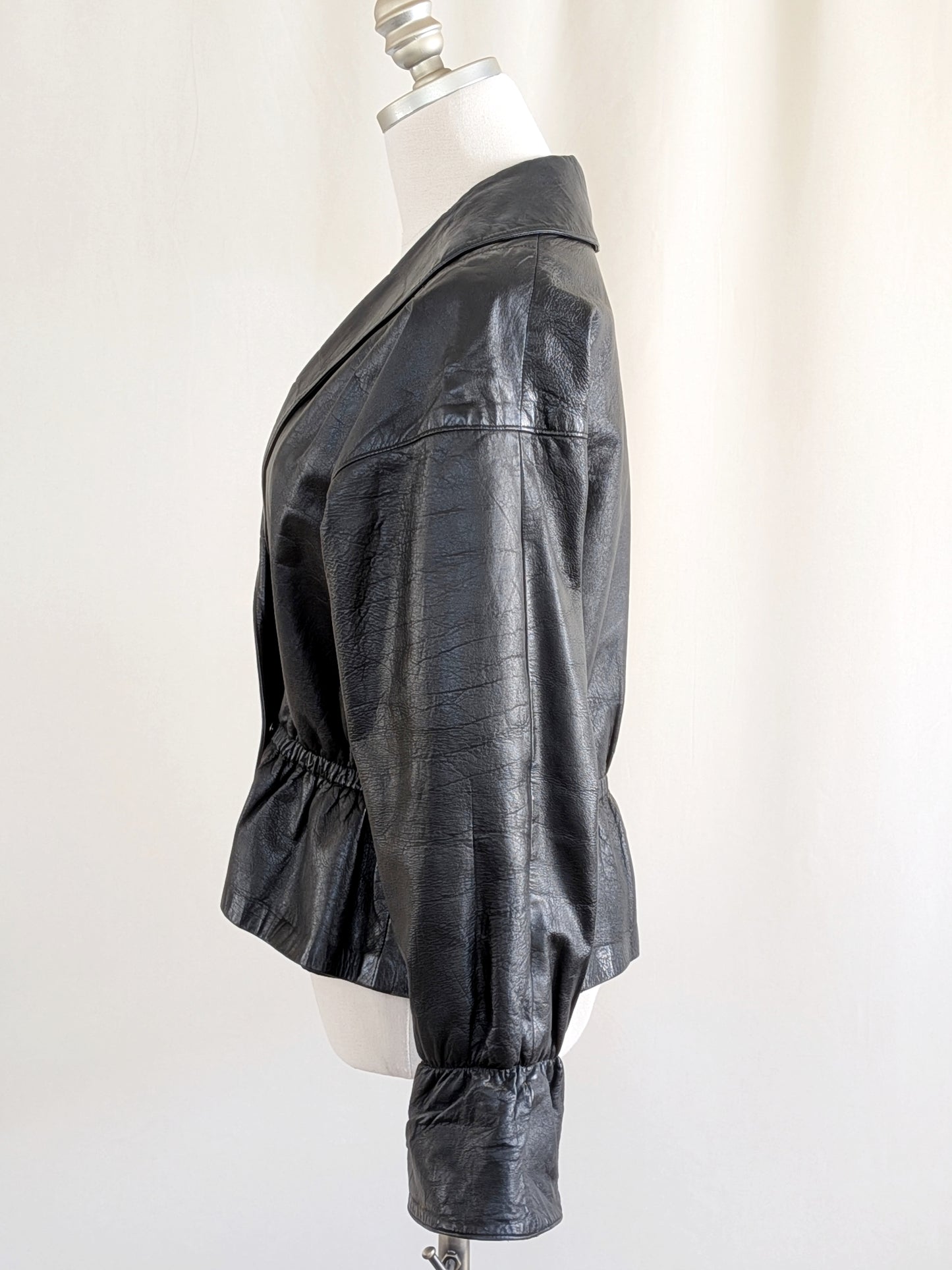 Bonnie Cashin Black Leather Jacket | 1970s