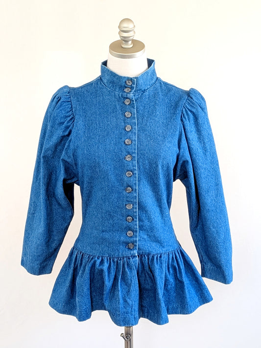The Denim Prairie Blouse | 1990s
