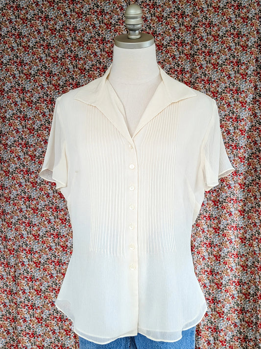 Cloudbusting Silk Blouse | Y2K
