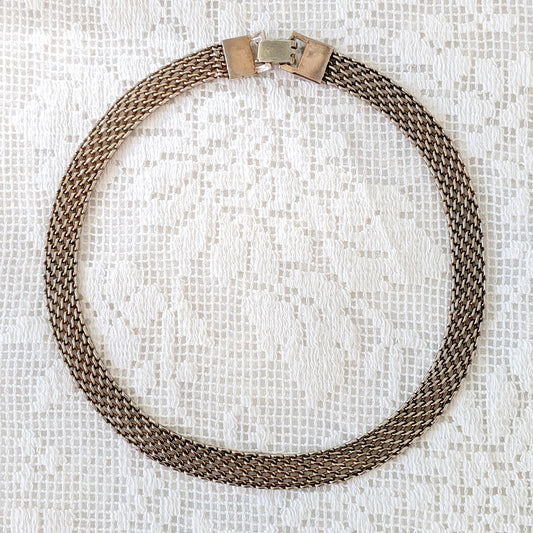 The Blair Collar Mesh Necklace | 1970s